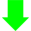 lime arrow 187 icon