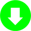 lime arrow 209 icon