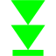 lime arrow 226 icon