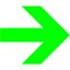 lime arrow 249 icon