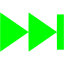 lime arrow 45 icon