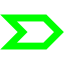 lime arrow 52 icon