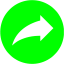 lime arrow 61 icon