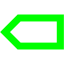 lime arrow 76 icon