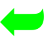 lime arrow 82 icon