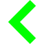 lime arrow 89 icon