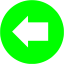 lime arrow 94 icon