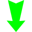 lime arrow down 4 icon