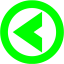 lime arrow left 3 icon