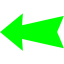 lime arrow left 4 icon