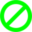 lime ban icon