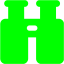 lime binoculars icon