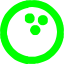 lime bowling ball 2 icon