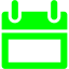 lime calendar 10 icon