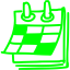 lime calendar icon