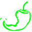 lime chili pepper 18 icon