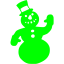 lime christmas 2 icon