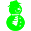 lime christmas 54 icon