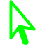 lime cursor 2 icon