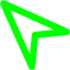 lime cursor 3 icon