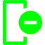 lime delete column icon