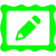 lime edit image icon