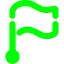 lime flag 4 icon