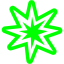 lime flash bang icon