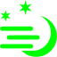 lime fog night icon