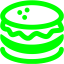 lime hamburger icon