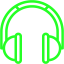 lime headphones 5 icon