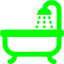 lime hot tube icon