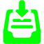 lime inbox icon