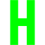 letter h