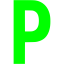 letter p