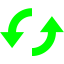 lime loop circular icon