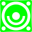 lime loudspeaker icon