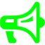lime megaphone 2 icon