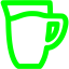 lime milk icon