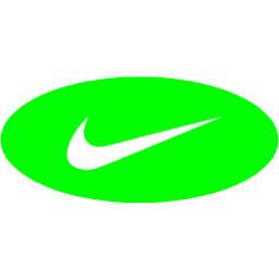 lime green nike logo