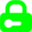 lime padlock 10 icon