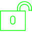 lime padlock 11 icon