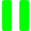 lime pause icon