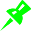 lime pin icon