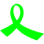 lime ribbon 13 icon