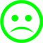 lime sad icon