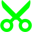 lime scissors 3 icon