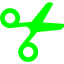 lime scissors 4 icon