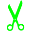 lime scissors 6 icon