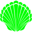 lime seashell 2 icon